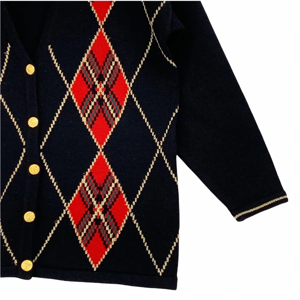 Vintage argyle sweater